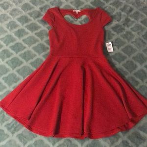 Charlotte Russe heart cut out dress